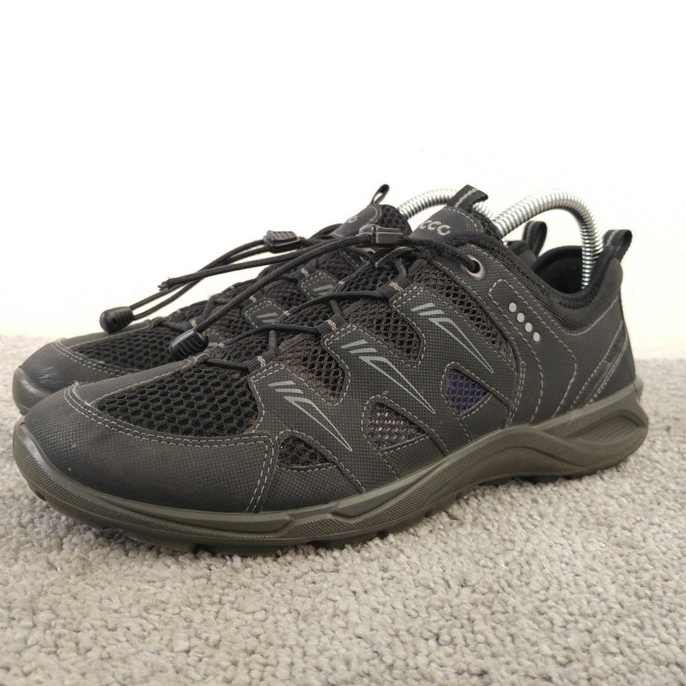 ECCO Terracruise II All Terrain Sneaker Womens 39 EU 8 US Black Gray Low Top